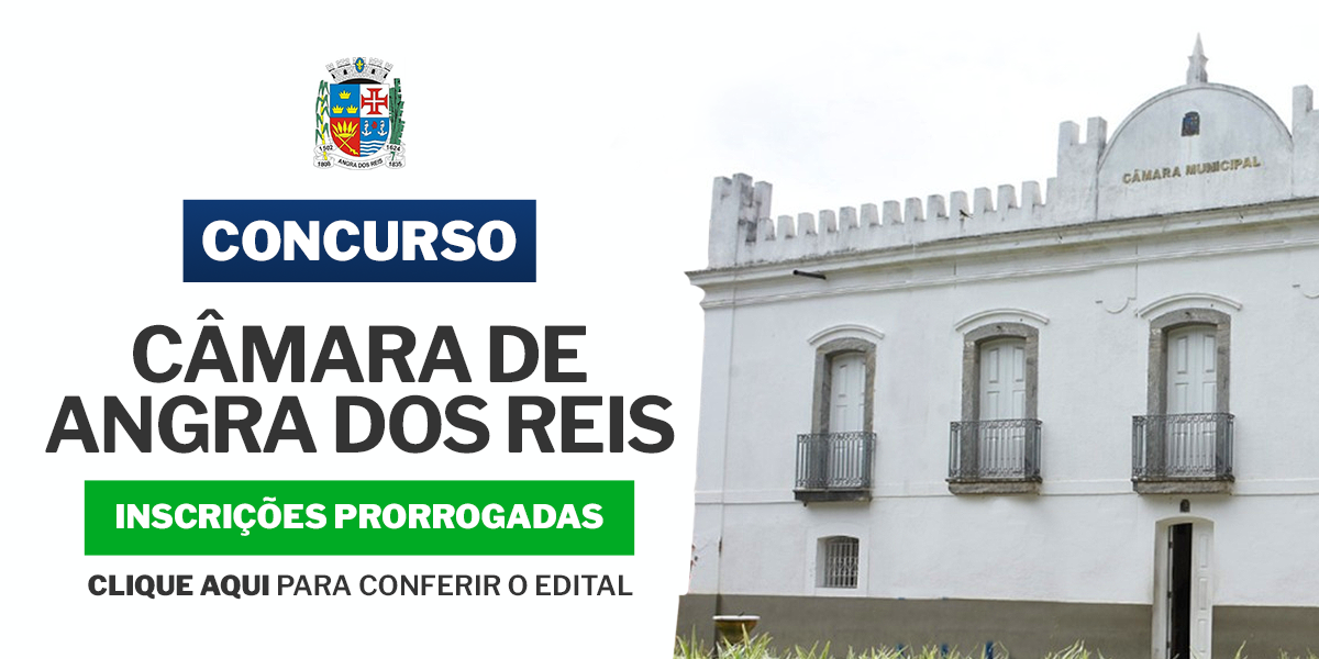 Câmara prorroga inscrições para concurso público até 17 de outubro 