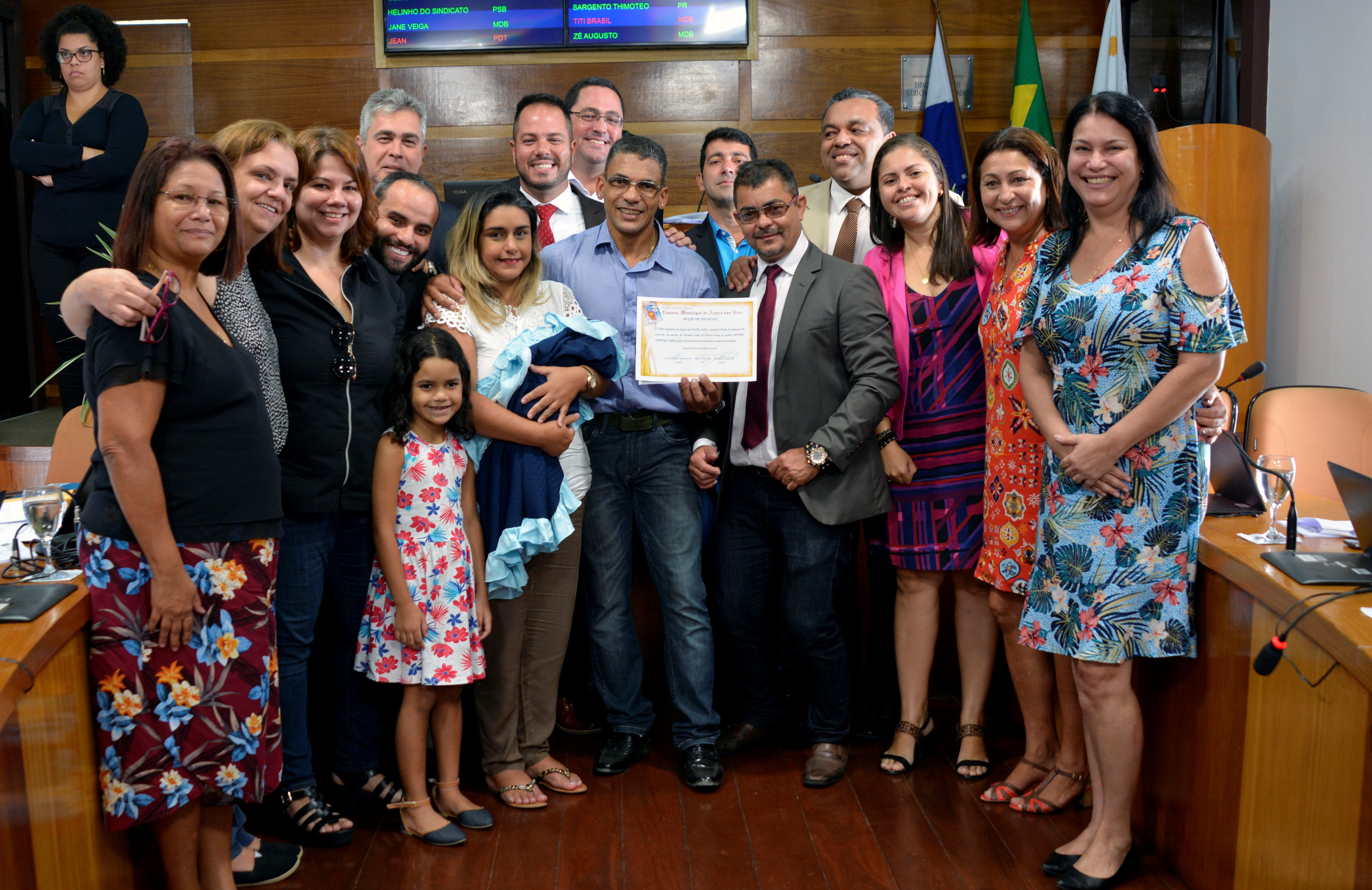 Câmara homenageia coordenador da UPA Infantil