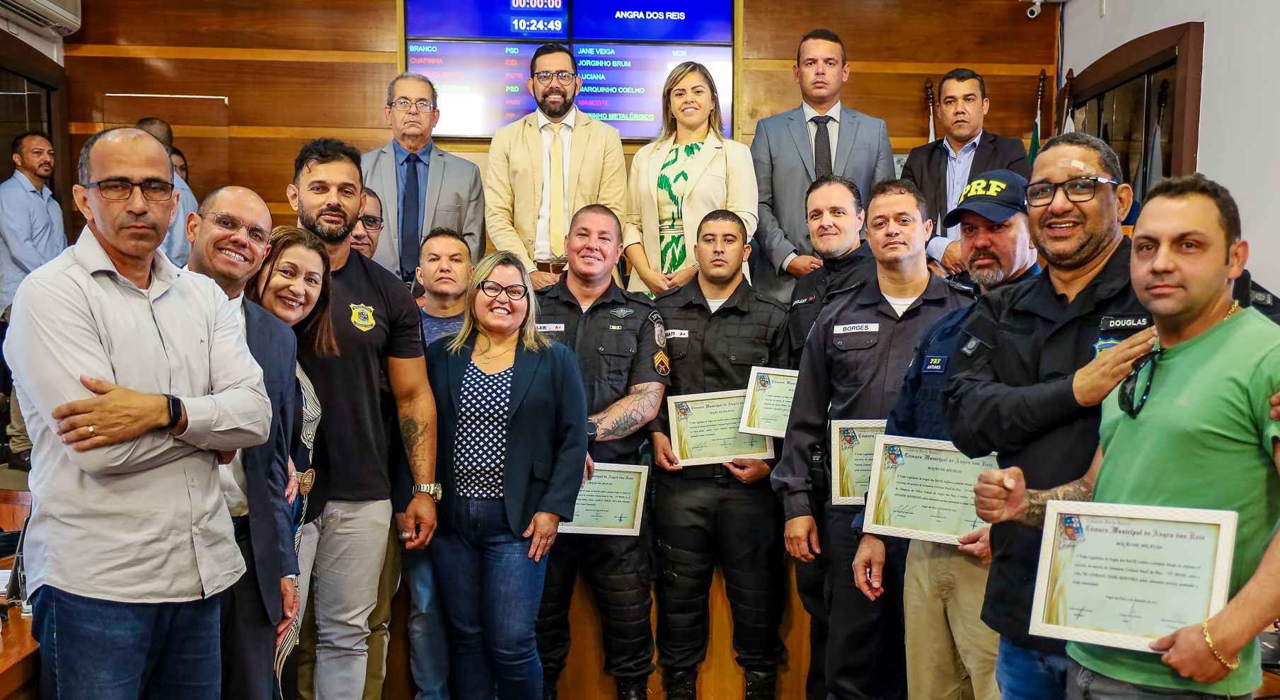 Câmara realiza 34ª Sessão Ordinária com entrega de Moção de Aplausos e eleição para membro da Comissão Permanente de Turismo.