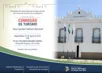 Câmara realizará reunião da Comissão de Turismo com o tema:  o que fazer? onde ficar? onde comer?