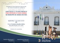Câmara realizará Audiência Pública:  diretrizes e planejamento para proteção à causa animal no município de Angra dos Reis