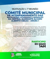 Câmara reativa comitê municipal para acompanhar atividades de Angra 1