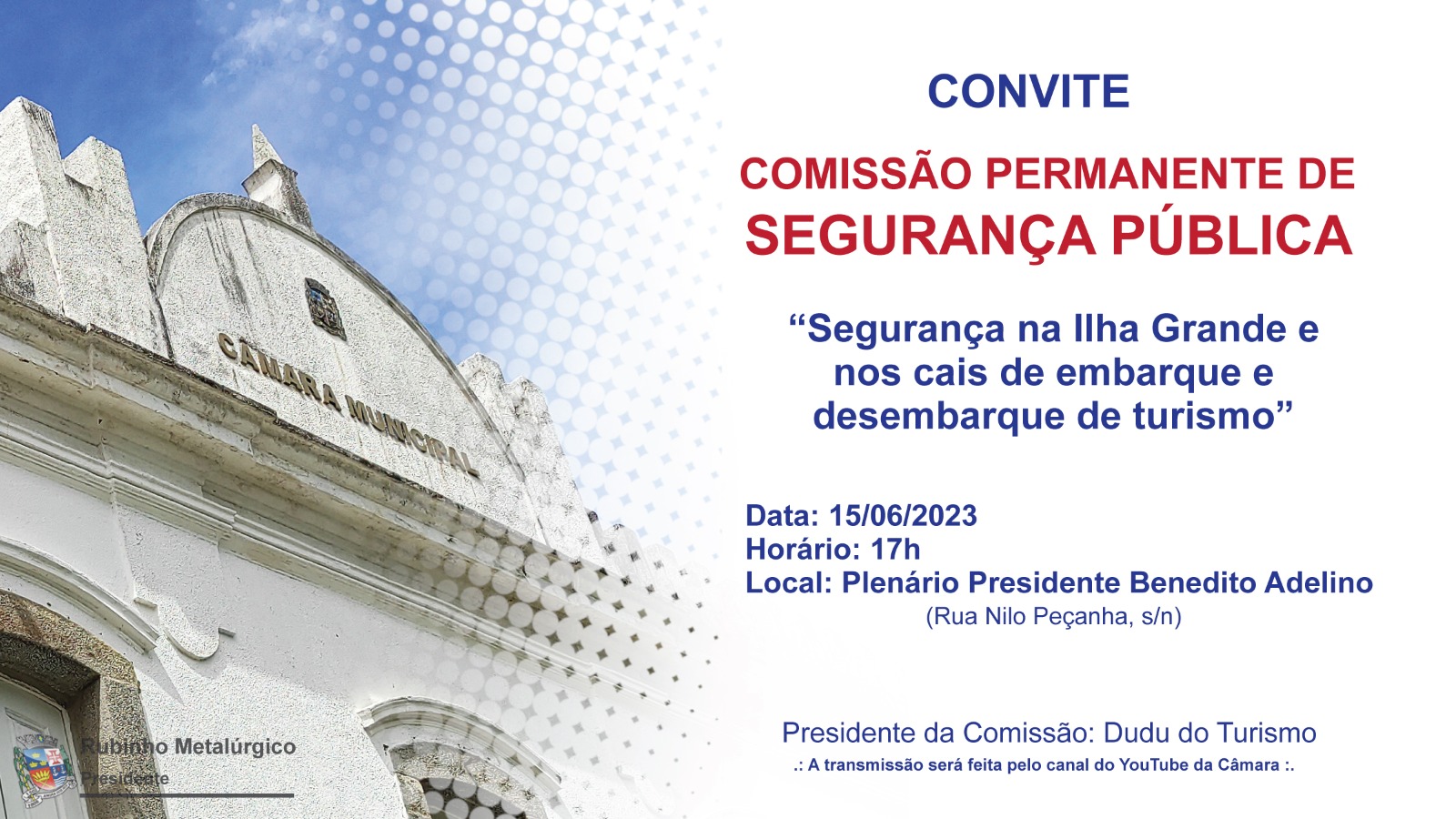 Comissão de segurança pública se reúne para debater segurança na Ilha Grande