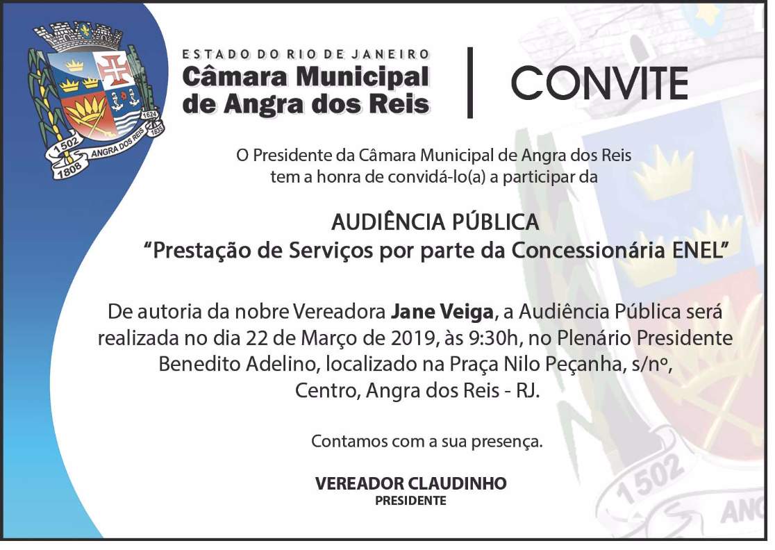 Evento ocorrerá dia 22 de março