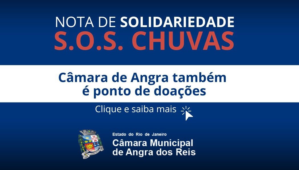 NOTA DE SOLIDARIEDADE: S.O.S CHUVAS