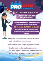Procon Angra realiza atendimento itinerante na Gamboa do Belém nesta quarta-feira (07/05)
