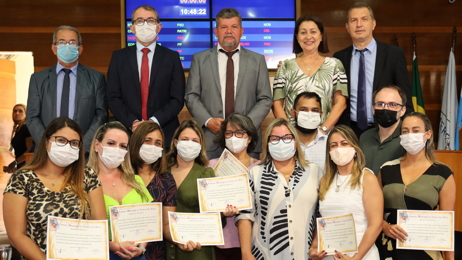 Terceira sessão ordinária teve homenagem à equipe de regulação do município 