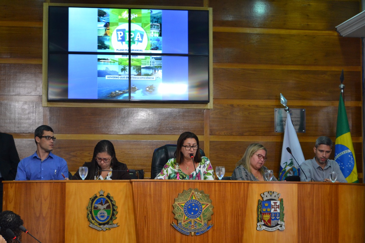 Vereadores acompanham apresentação do PPA