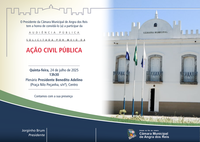 Câmara realizará Audiência Pública solicitada por meio da Ação Civil Pública