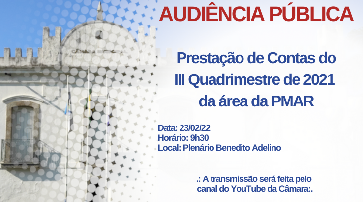 Prestação de Contas do III Quadrimestre de 2021  da área da PMAR - 23/02/22